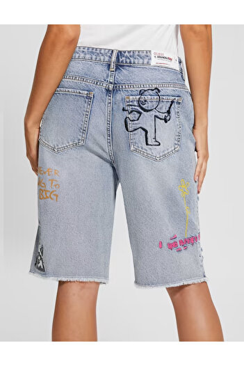 Guess Pantaloni scurți Guess, albastru