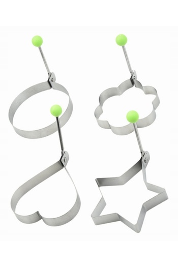 Other SET OF 4 STEEL FRIED EGG MOLDERS
