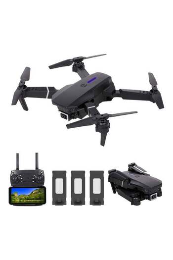 COOYA RC Drone with Camera 4K Camera,WiFi FPV Drone Headless Mode,3D Filp RC Qudcopter with 3 Batteries
