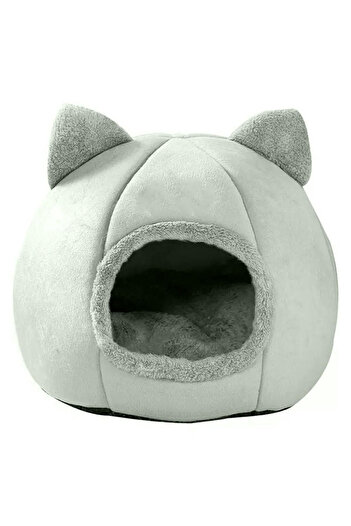 CRACOS Aesthetic Bed for Dog or Cat, color Gray, size M, 30x30cm