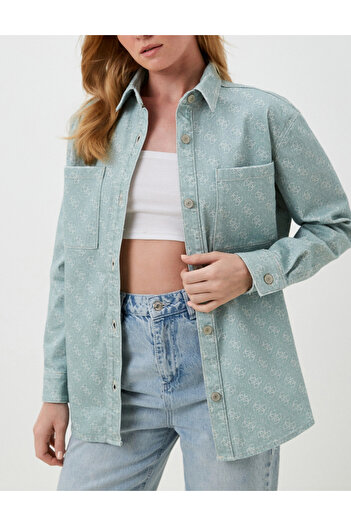 Guess Guess Denim Jacket, green