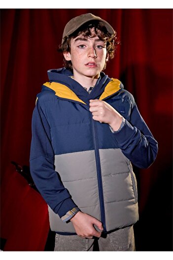 MAYORAL Boy's Double-Faced Padded Vest Honey 7306