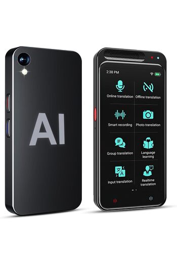 Fipka Carpower Language Translator Device, AI Intelligent Foreign Language Translator with 138 Languages,