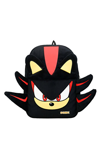 BANDAI 021 Sonic Shadow Large Capacity Schoolbag Couple schoolbag, adjustable shoulder straps, fash