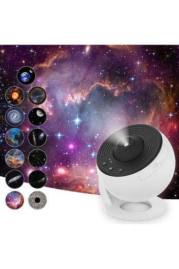 Galaxy TIEXITOR Projector, 12 in 1 Planetarium Star Projector for Bedroom, 360° Rotation Starry Sky