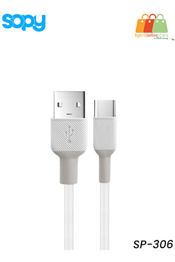 sopy PowerLine Select+ USB-A to Micro Connector Cable - Durable, Fast Charging, 1000mm, SP-306