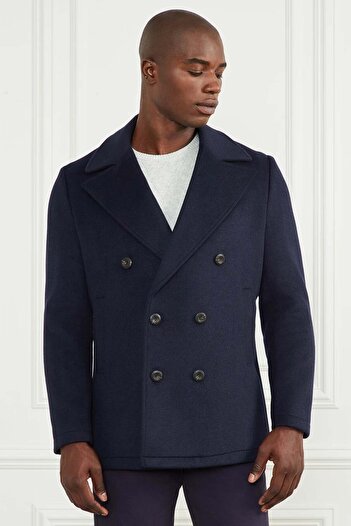 Marciano Men's elegant wool jacket Blue