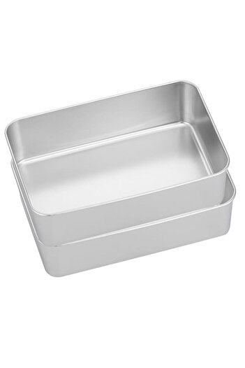 Generic COLLBATH 2pcs Tiramisu Plate Roaster Pan Roasting Pan with Lid Bread Baking Supplies Baking Pans wi