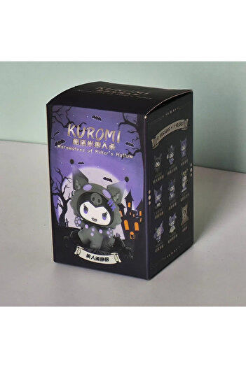 Miniso random 1pcs Sanrio Kuromi Blind Box Werewolf Series High-Looking Action Figure Doll Anime Character