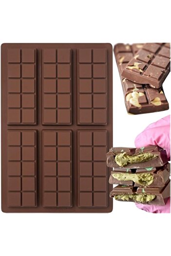 Generic Silicone Chocolate Molds, Rectangle Chocolate Bar Sweet Molds, Mini Silicone Molds, Silicone Bakewa