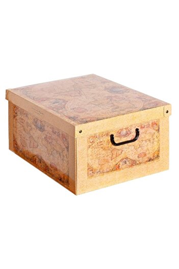 Generic KANGURU" Baulotto Bianco/White Decorative Storage Box with Handles and Lid