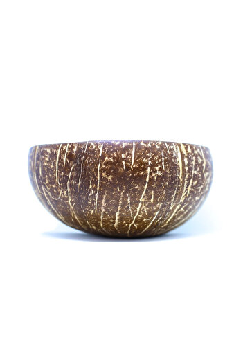 LIFESTYLER Polished coconut bowl (11-14 cm)