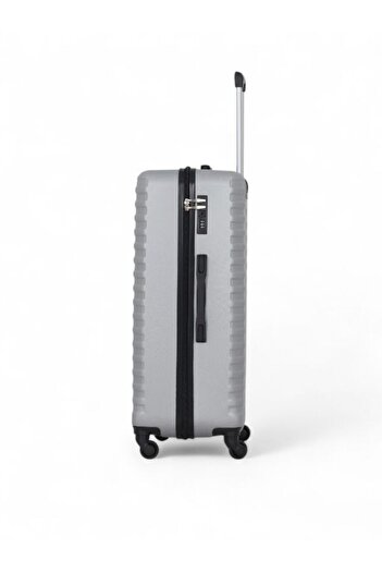 AVIATOR Hardside Luggage | Brand | Made of High Quality ABS - Size 24 inches - 59 cm - Color | Silver |