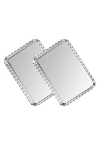 Generic Naplion Baking Sheets Set, Stainless Steel Baking Tray for Oven, Baking Sheet & Grates, Cookie Pan