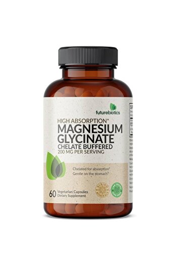 Futurebiotics Magnesium Glycinate, 60 Vegetarian Capsules (100 mg per Capsule)