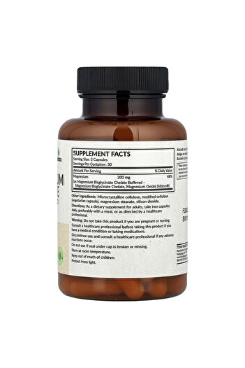 Futurebiotics Magnesium Glycinate, 60 Vegetarian Capsules (100 mg per Capsule)