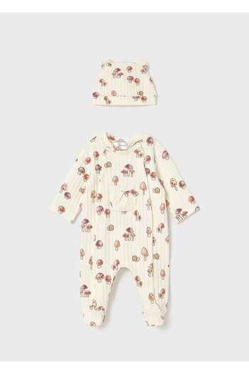MAYORAL Newborn Hat Jumpsuit