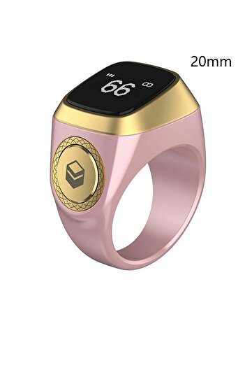 UMEOX Smart Tasbih Plastic Zikr Lite Ring Pink 20MM