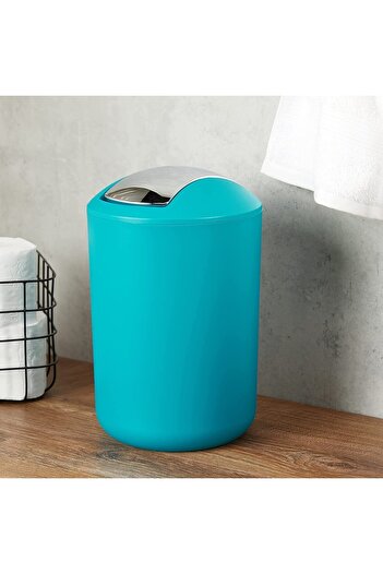 Saban Turquoise, Trash Can 6.4 Liters - Brazilian Model
