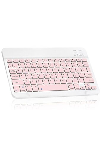 OEM Slim Bluetooth keyboard, rechargeable, multi-device, pink, 25x15x0, 6cm