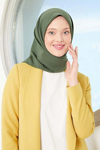 Levidor Khaki Medina Silk Scarf