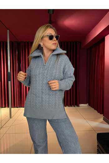 Serpirella Butik Hair Knit Oversize Sweater