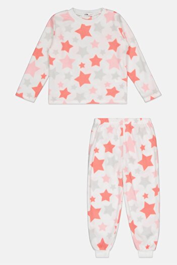 Sinsay Toddlers Girl 2 Pieces Printed Pyjama Top And Pants, Multicolor