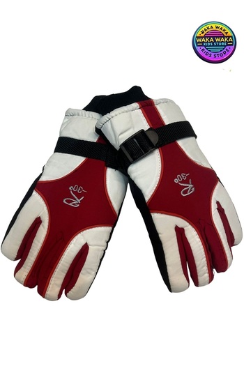 ww waka waka kids store Waterproof Padded Winter Children's Snow Gloves Windproof and Coldproof Thermal Gloves