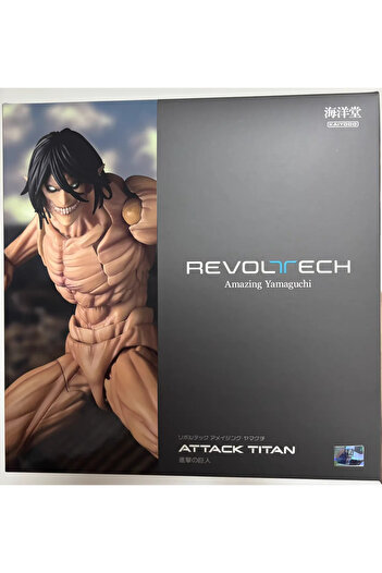 BANDAI with box Original In Stock Revoltech AMAZING YAMAGUCHI Eren Jaeger Anime Action Figures Model Collec