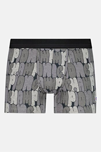Champion Men Allover Print Boxer Brief, Grey