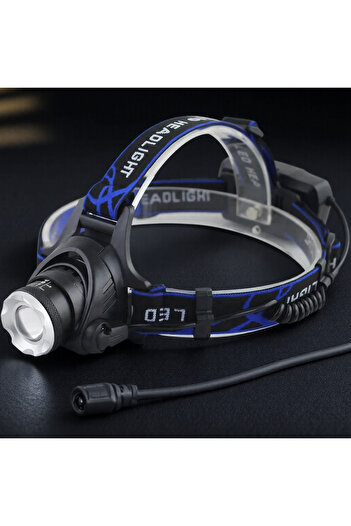 Choice 1pc Portable Telescopic Zoom Headlamp USB Rechargeable Detachable LED Waterproof Adjustable Multiple