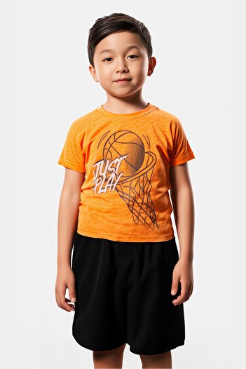Sinsay Kids Boy 4 Pieces Graphic Print T-Shirt And Short Pyjama Set, Multicolor