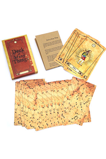 Choice Light Grey Deck of Many Things Vellum Style 12X7cm Size Inspired Adventures Fantasy Roleplay Tableto