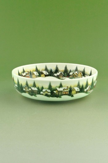 Bursa Porselen Dekor Winterbliss Porcelain Salad Bowl
