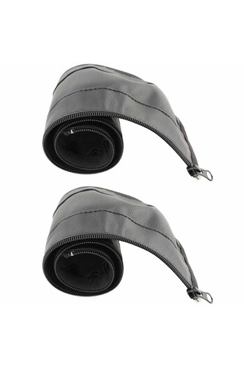 Choice 2pcs black 1pcs/2pcs Pram Armrest Handle Covers PU Leather Zipper Universal Protective Case Baby Str