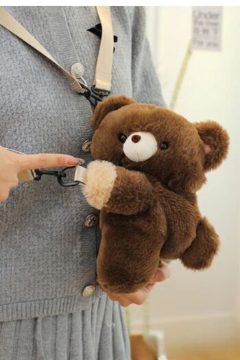Ecrou Hugging Cute Bear Backpack