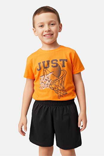 Sinsay Toddlers Boy 2 Pairs Graphic Print T-Shirt And Short Pyjama Set, Multicolor