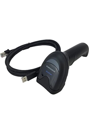 Fipka Datalogic QuickScan QD2590, 2D, multi-IF, Digimarc, kit (USB), black Includes Scanner+Cable+Stand