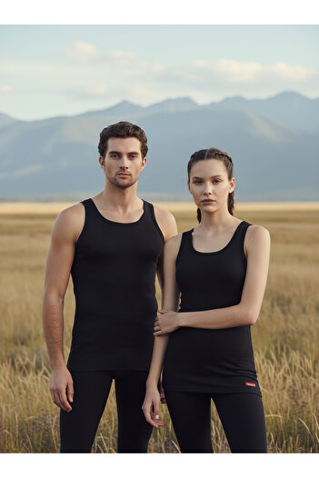Blackspade Body-Fitting Underwear Unisex Thermal Undershirt – Black / White, Heat Protective Underwear-9260