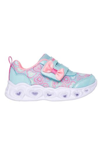 SKECHERS HEART LIGHTS-MINT MULTI