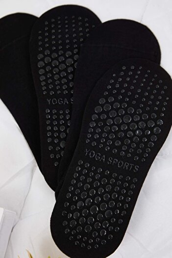Trendyol Collection Черни 2 чифта гладки жакардови плетени чорапи THMAW26CO00020