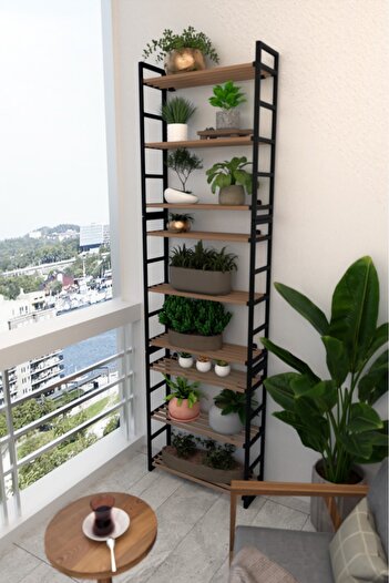 stickwood 9 Katlı Süper Kalite Siyah Kitaplık & Ayakkabılık, Banyo, Mutfak, Oyuncak Dolabı 5009