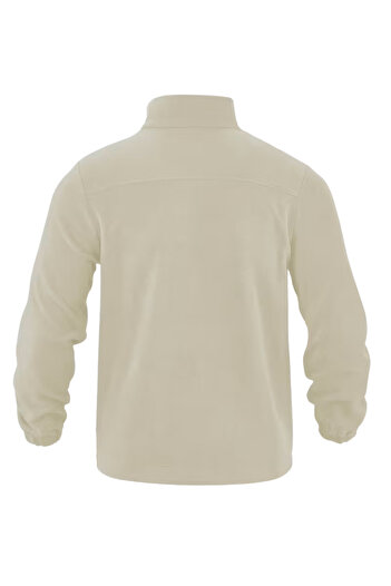 GENIUS STORE Men's Polar Bato Collar Full Zipper Pocketed Fleece Bato-Polar