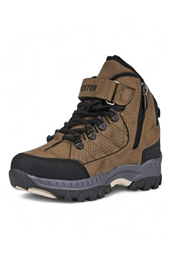 MAGIC SHOES Unisex Παιδικά Καφέ Ορθοπεδικά Μποτάκια