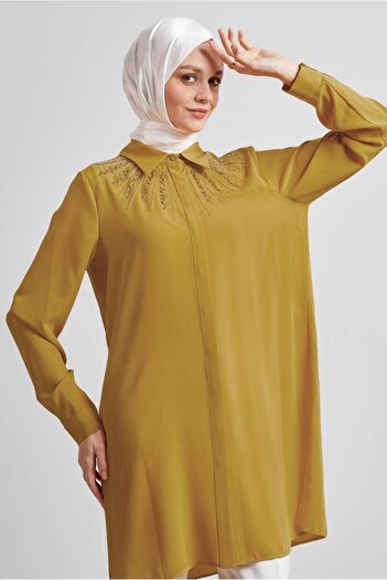 Alvina Shirt Collar Tunic 45421