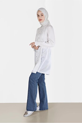 Alvina Belden Birded Satin Tunic 41488