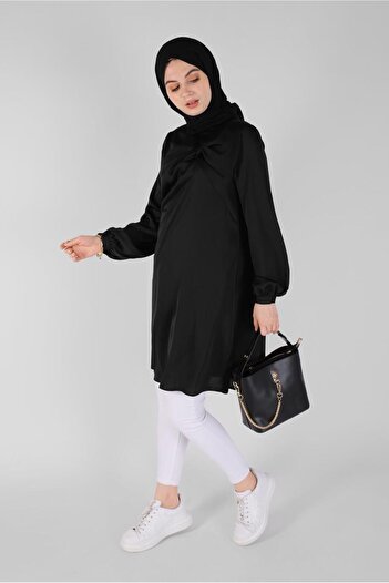 Alvina Bowl Collar Chiffon Tunic 41420