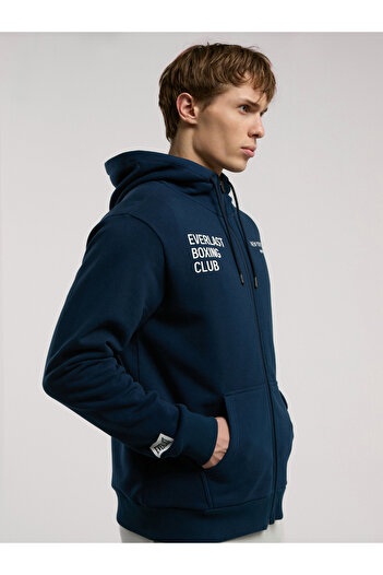 EVERLAST Боксерський клуб Regular Lacivert Erkek Світшот з капюшоном на блискавці