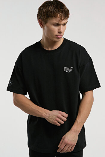 EVERLAST Ανδρικό μπλουζάκι Ever Essentials Oversize μαύρο