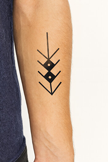 Flash Tattoos® Ok Desenli Geçici Dövme